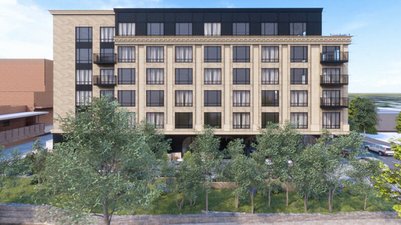 Mendenhall Hotel Rendering